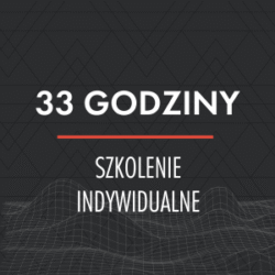 Pakiet 33 godzin zajęć indywidualnych